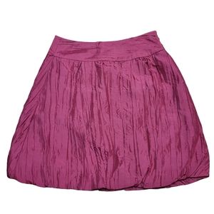 Banana Republic Womens Red Silk Mini Skirt Size 2